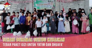 Tebar Paket Gizi untuk Yatim & Dhuafa di Panti Asuhan Blitar